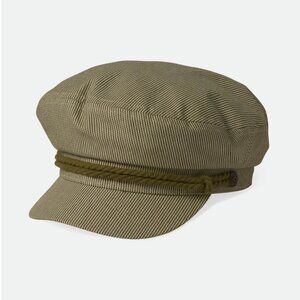 Brixton Fiddler Fisherman Cap in Sea Kelp/Oat Milk